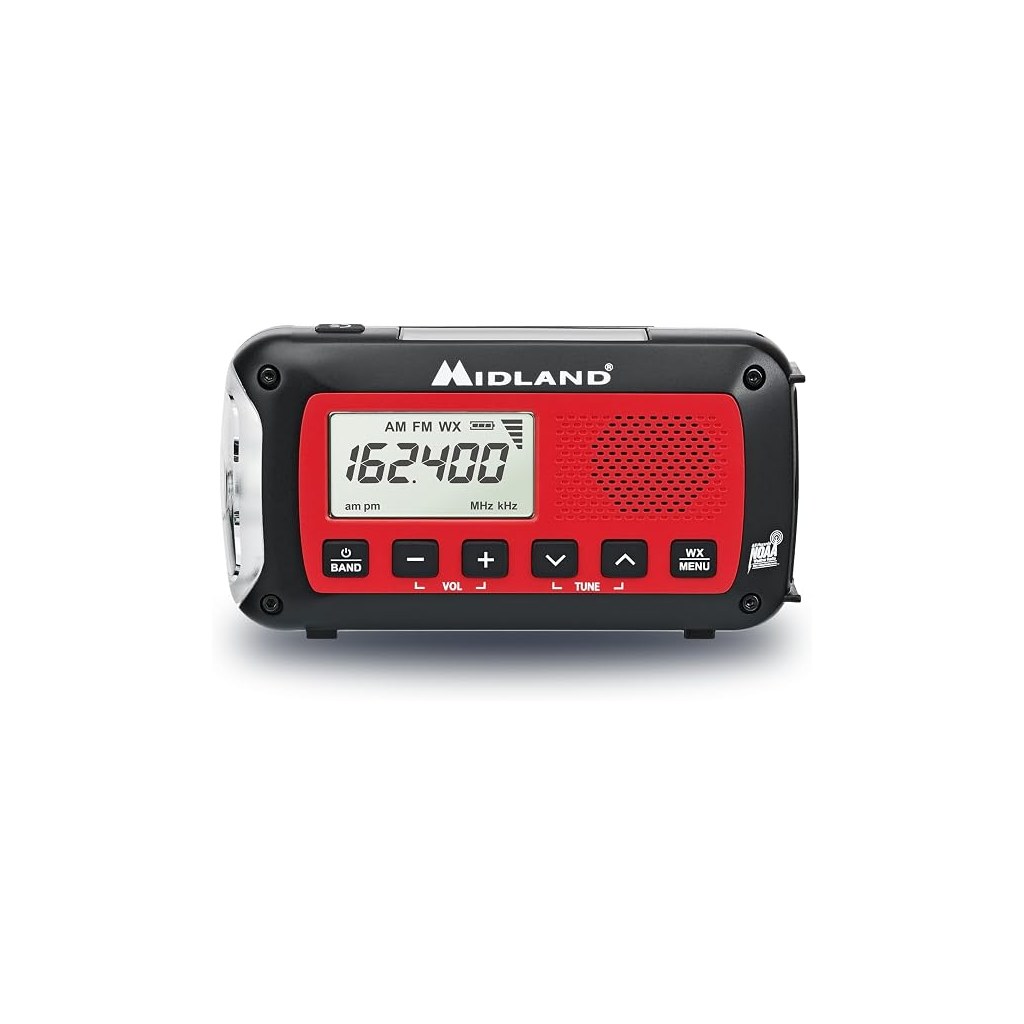 Midland ER40 Emergency Crank & Solar Radio