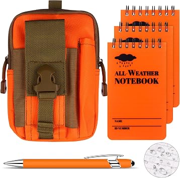 All-Weather Waterproof Notepad & Pen Set (5 Pack)