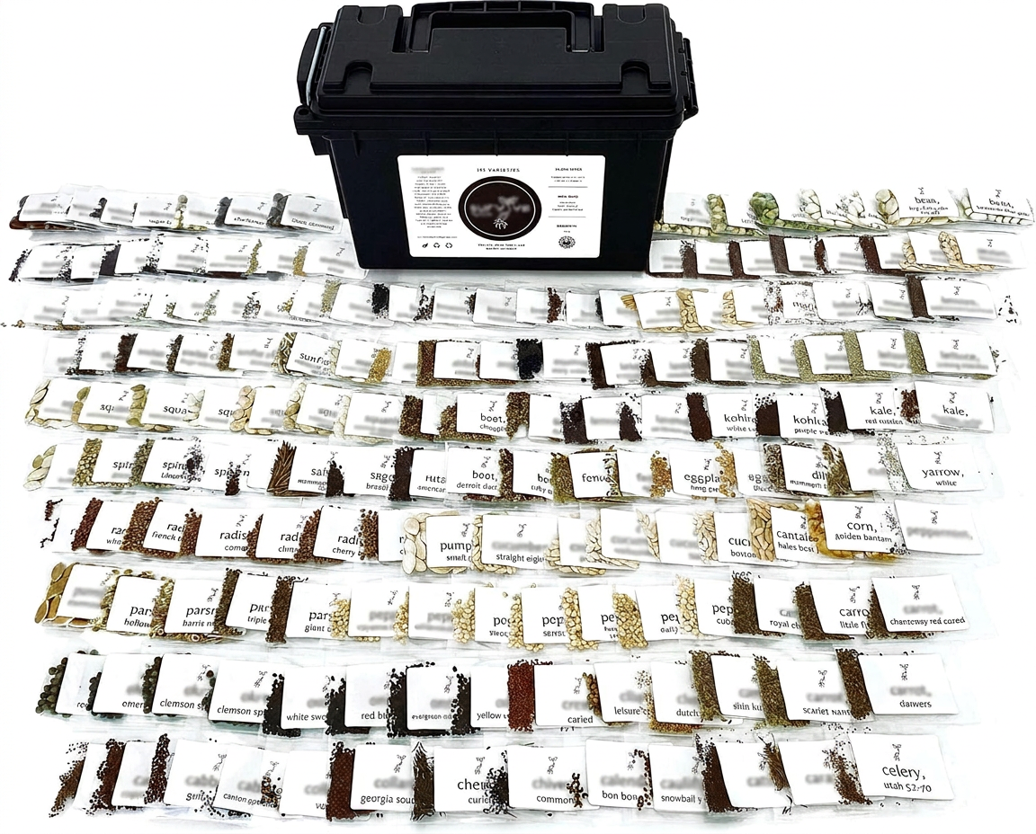 Survive Seed Co Heirloom Seed Collection, 155 Varieties
